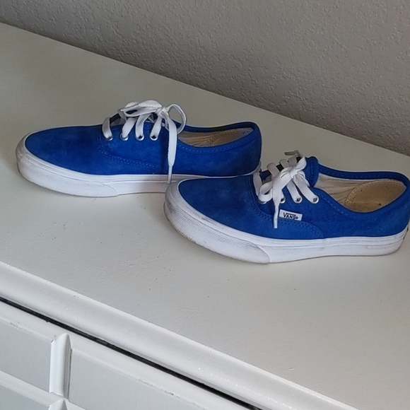BLUE SUEDE women’s VANS - Picture 3 of 4